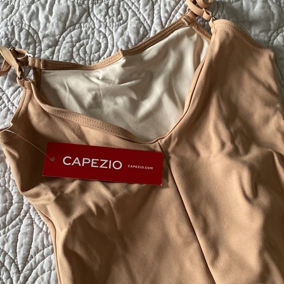 Capezio Nude Girl’s Leotard with Adjustable Straps - Picture 4 of 6